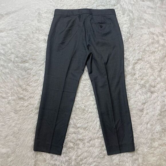 J Crew Favorite Fit Pants Size 8 P Trousers 100% Wool Tapered Crop - Picture 7 of 8
